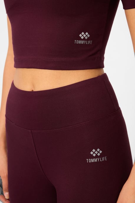 Damen Baumwoll Slim-Fit Aktives Set - Image 3