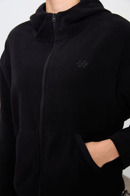Oversized Kapuzenpullover mit Reißverschluss und Jogginganzug Set - Image 5