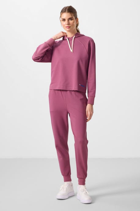 Oversized Kapuzen-Sweatshirt- und Hosen-Set - Image 4