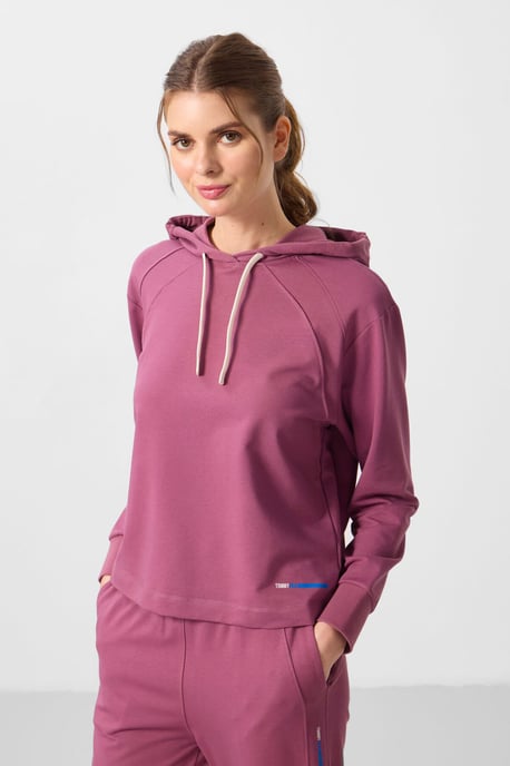 Oversized Kapuzen-Sweatshirt- und Hosen-Set - Image 5