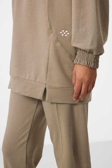 Oversized Fleece Sweatshirt und Hose Set - Image 4