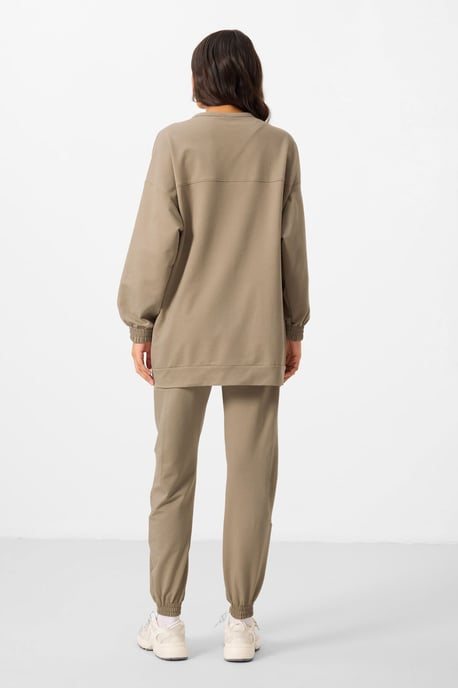 Oversized Fleece Sweatshirt und Hose Set - Image 6