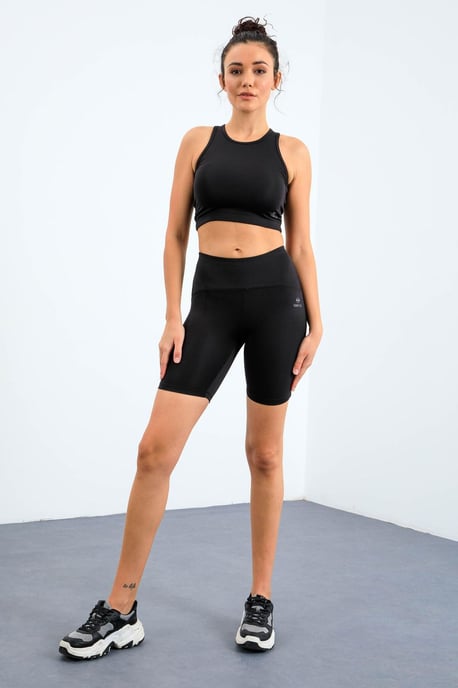 Ärmelloses Slim-Fit Active Set mit Radshorts - Image 3