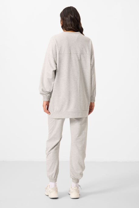 Übergroßes Fleece-Sweatshirt- und Hosen-Set - Image 6