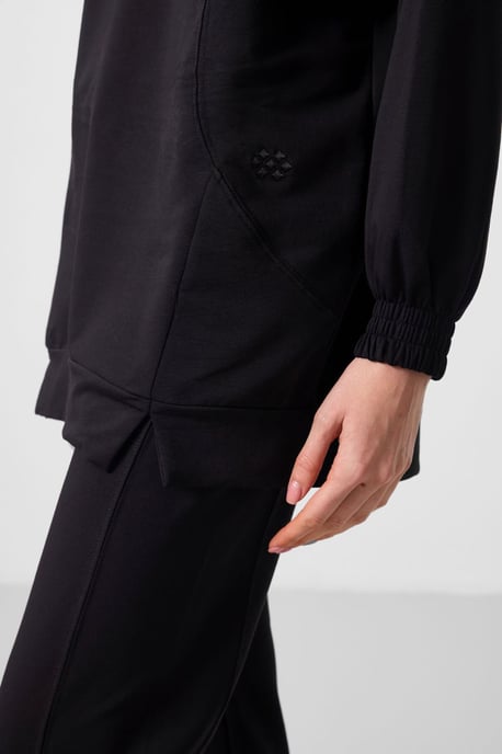 Übergroßes Fleece-Sweatshirt- und Hosen-Set - Image 4