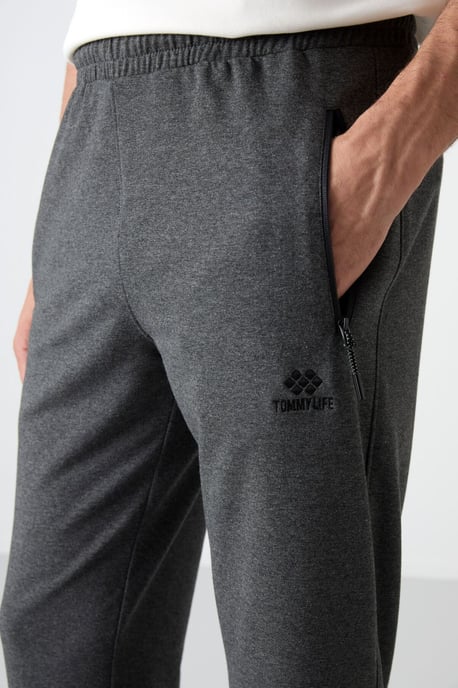 Herren Regular Fit gerade geschnittene Sweatpants - Image 3