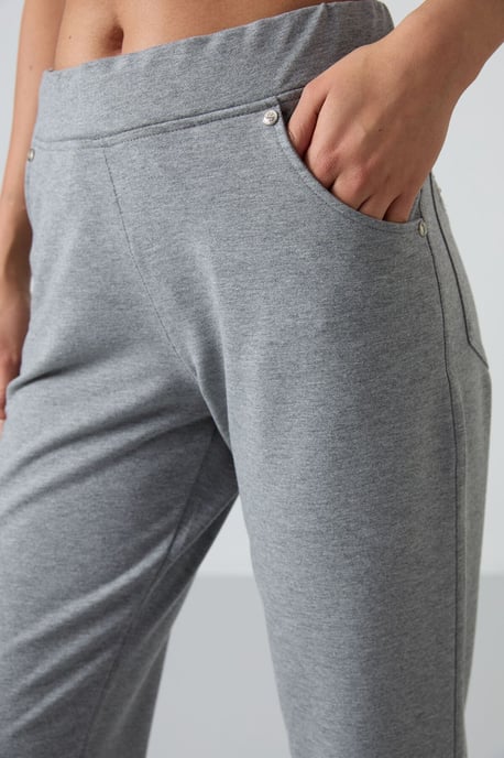 Damen entspannt geschnittene Sweatpants mit geradem Bein - Image 3