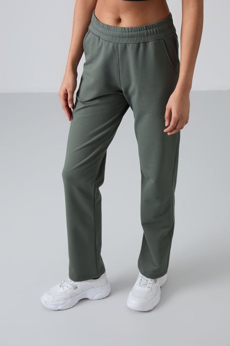 Damen Sweatpants mit geradem Bein aus Fleece - Image 4