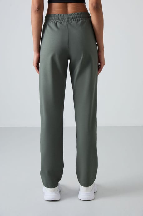 Damen Sweatpants mit geradem Bein aus Fleece - Image 5