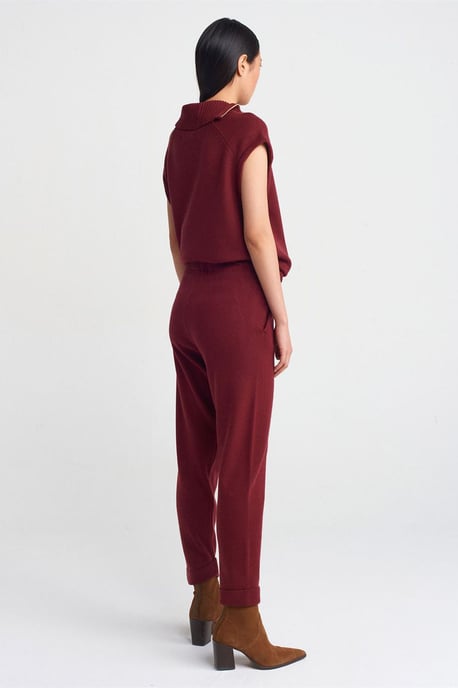Damen Lurex Strick Jogginghose - Image 2