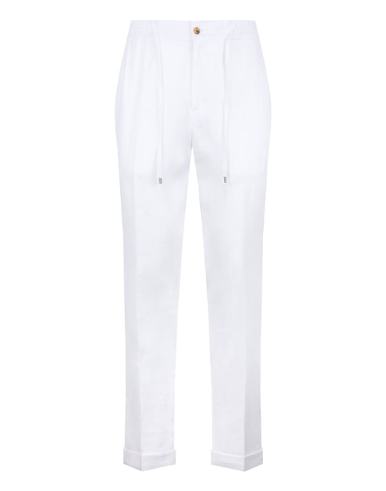 Linen Jogging Trousers - Image 1