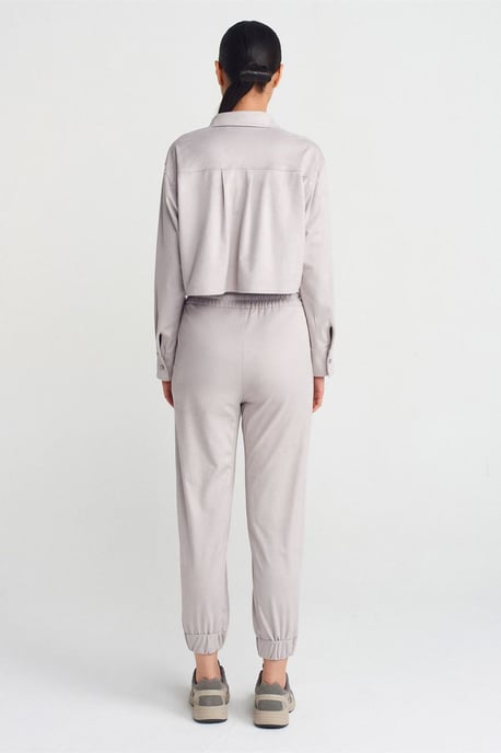 Faux Wildleder Jogginghose - Image 2