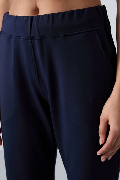Tommy Life Sweatpants mit hoher Taille, geradem Bein - Marineblau - Image 5
