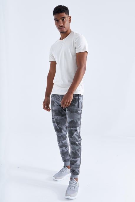 Herren Camouflage Slim Fit Jogginghosen - Image 1