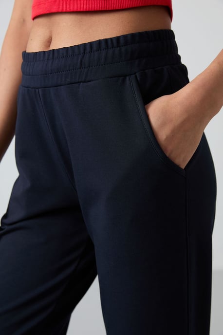 Damen Fleece-Sweatpants mit geradem Bein - Image 3