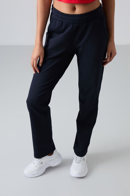 Damen Fleece-Sweatpants mit geradem Bein - Image 4