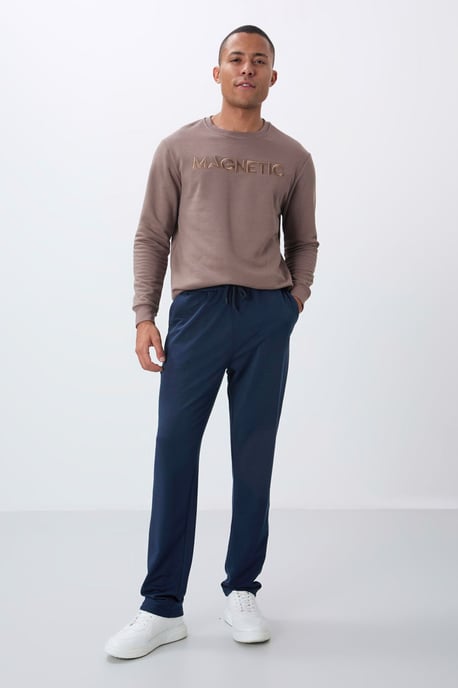 Herren Sweatpants aus Baumwollmischung mit regulärer Passform - Image 1