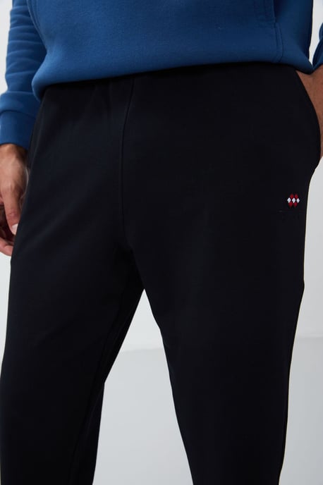 Herren Fleece-Sweatpants einfarbig - Image 4