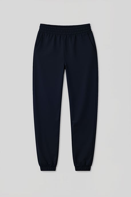Damen High-Waist Relaxed Fleece Jogginghosen - Image 1