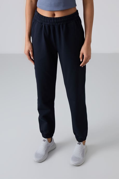 Damen High-Waist Relaxed Fleece Jogginghosen - Image 3