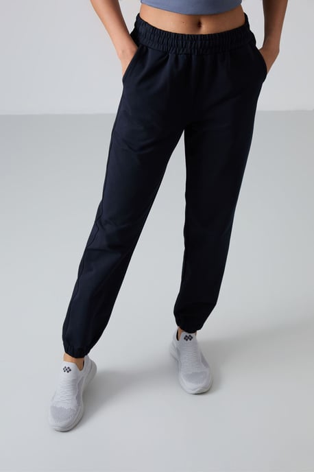 Damen High-Waist Relaxed Fleece Jogginghosen - Image 6