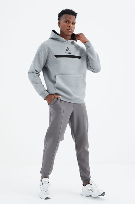 Herren Regular-Fit 3-Thread Fleece-Sweatpants - Image 5