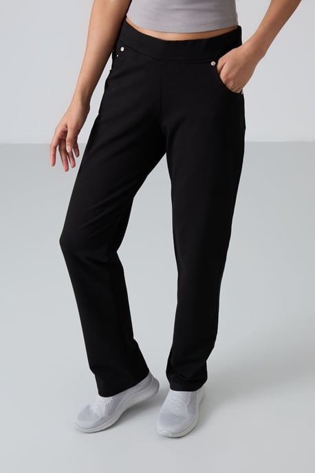 Damen Sweatpants mit lockerer, gerader Beinform - Image 2