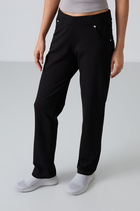 Damen Sweatpants mit lockerer, gerader Beinform - Image 4