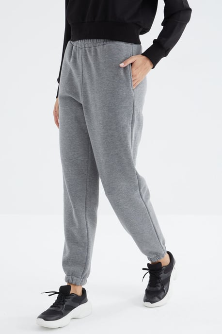 Damen Hochgeschnittene Fleece Jogginghose - Image 2