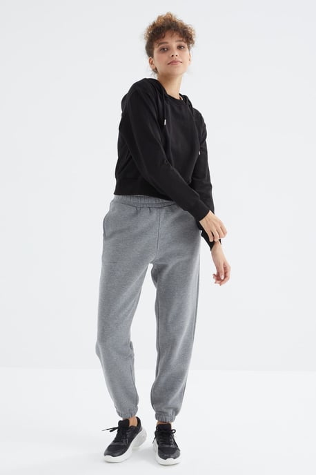 Damen Hochgeschnittene Fleece Jogginghose - Image 3