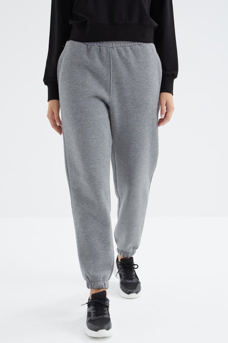 Damen Hochgeschnittene Fleece Jogginghose - Image 4