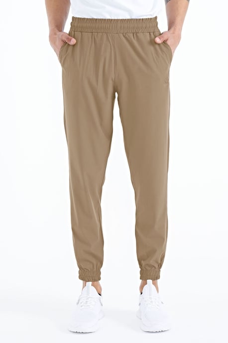Tommy Life Herren gewebte Jogginghose - Khaki - Image 2