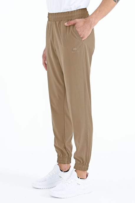 Tommy Life Herren gewebte Jogginghose - Khaki - Image 4