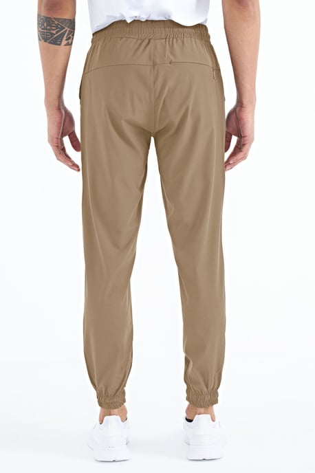 Tommy Life Herren gewebte Jogginghose - Khaki - Image 5