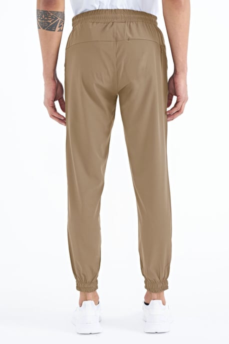 Tommy Life Herren gewebte Jogginghose - Khaki - Image 6