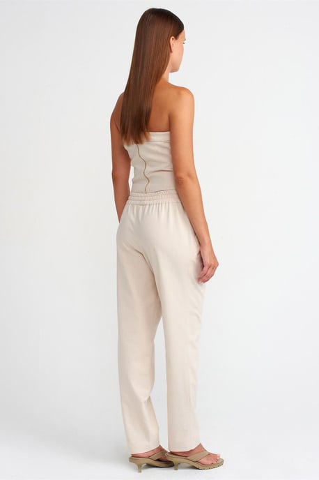 Damen Leinen-Mix Jogginghose - Image 2
