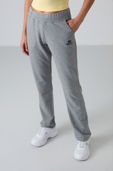 Hochtaillierte gerade Sweatpants - Image 2
