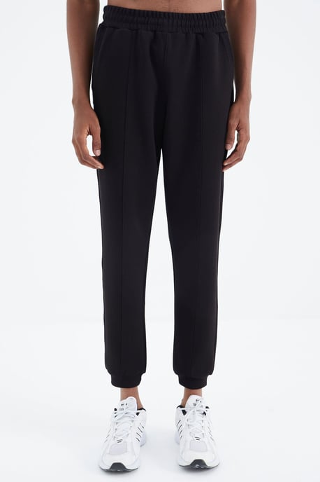 Herren Regular-Fit 3-Thread Fleece-Sweatpants - Image 2