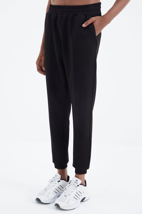Herren Regular-Fit 3-Thread Fleece-Sweatpants - Image 4