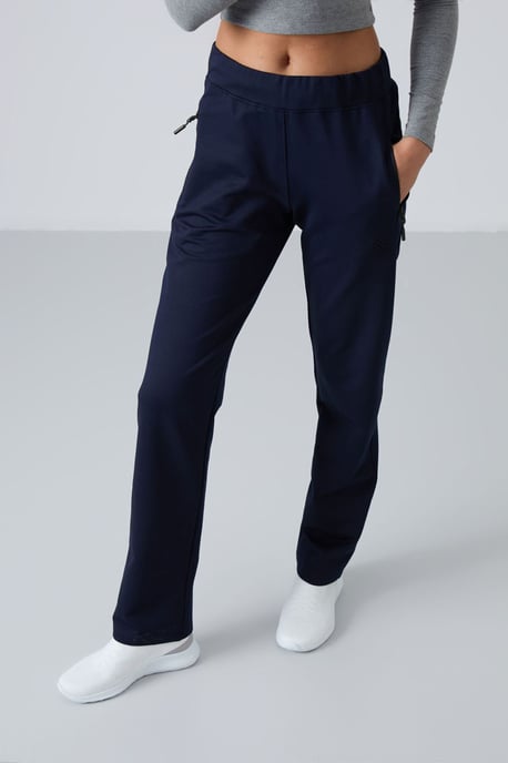 Damen gerade geschnittene Fleece-Sweatpants - Image 2
