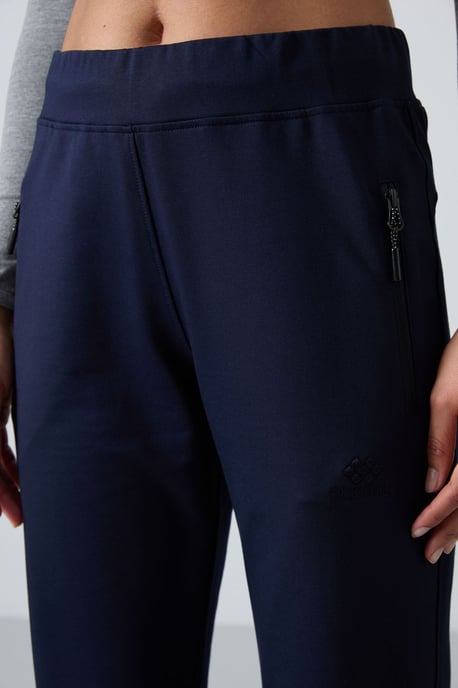 Damen gerade geschnittene Fleece-Sweatpants - Image 3