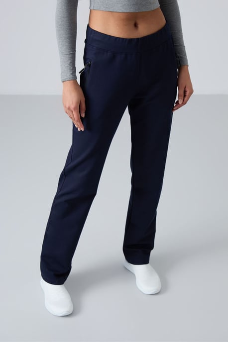 Damen gerade geschnittene Fleece-Sweatpants - Image 4