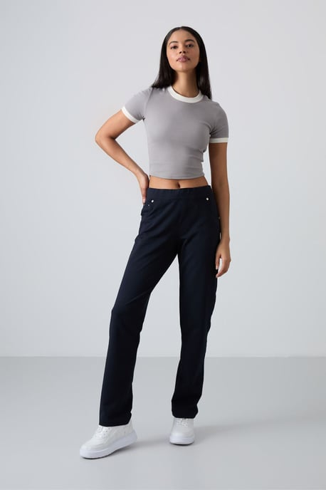 Damen Relaxed Straight-Leg Sweatpants - Image 1