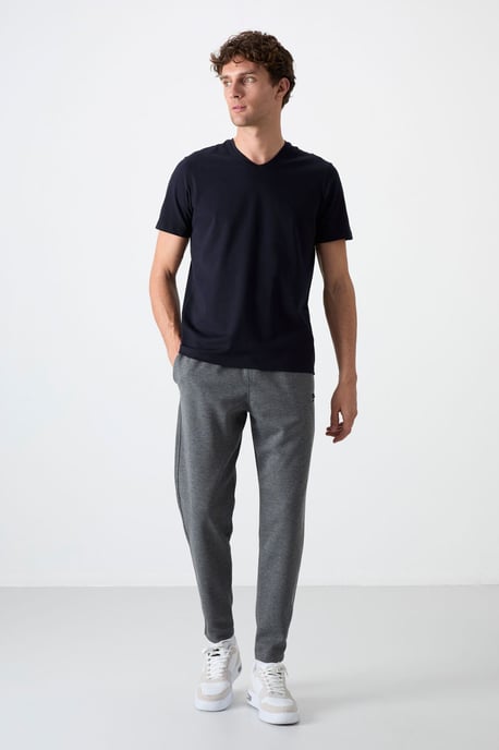 Herren Polyester Regular-Fit Sweatpants - Image 2