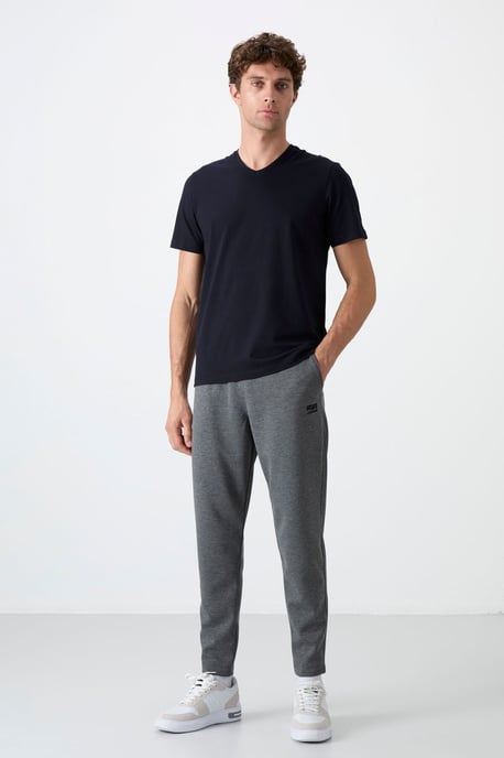 Herren Polyester Regular-Fit Sweatpants - Image 5
