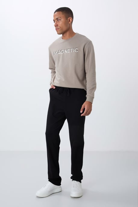 Herren Sweatpants aus Baumwollmischung mit normaler Passform - Image 1