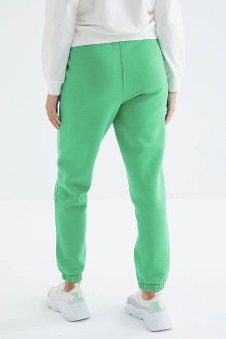 Damen Hohe Taille Fleece Jogger Sweatpants - Image 5