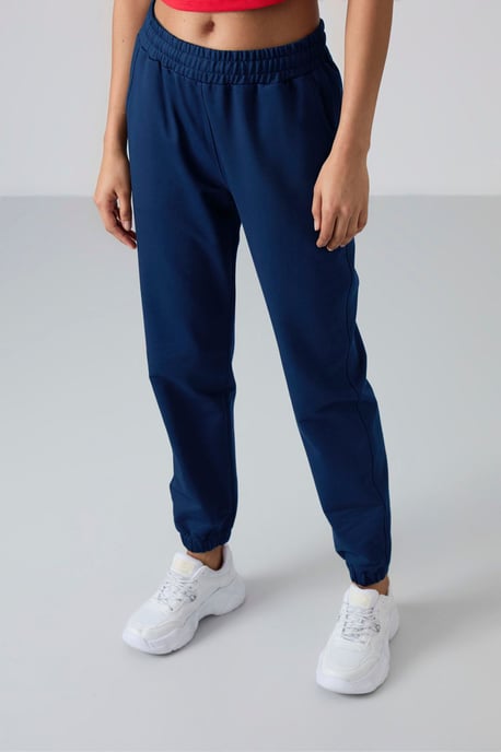 Damen Hochtaillierte, Lässige Fleece-Jogginghosen - Image 5