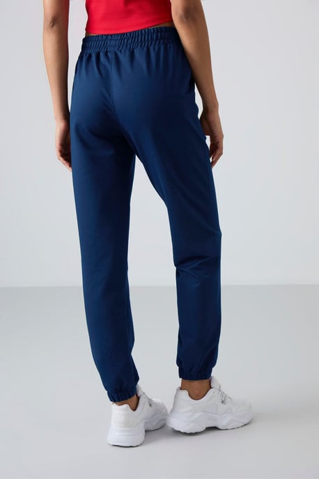 Damen Hochtaillierte, Lässige Fleece-Jogginghosen - Image 6