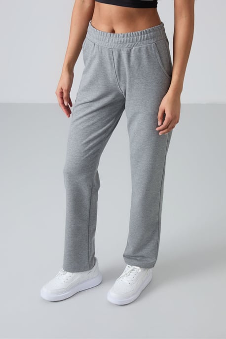Damen Jogginghose mit geradem Bein aus Fleece - Image 1